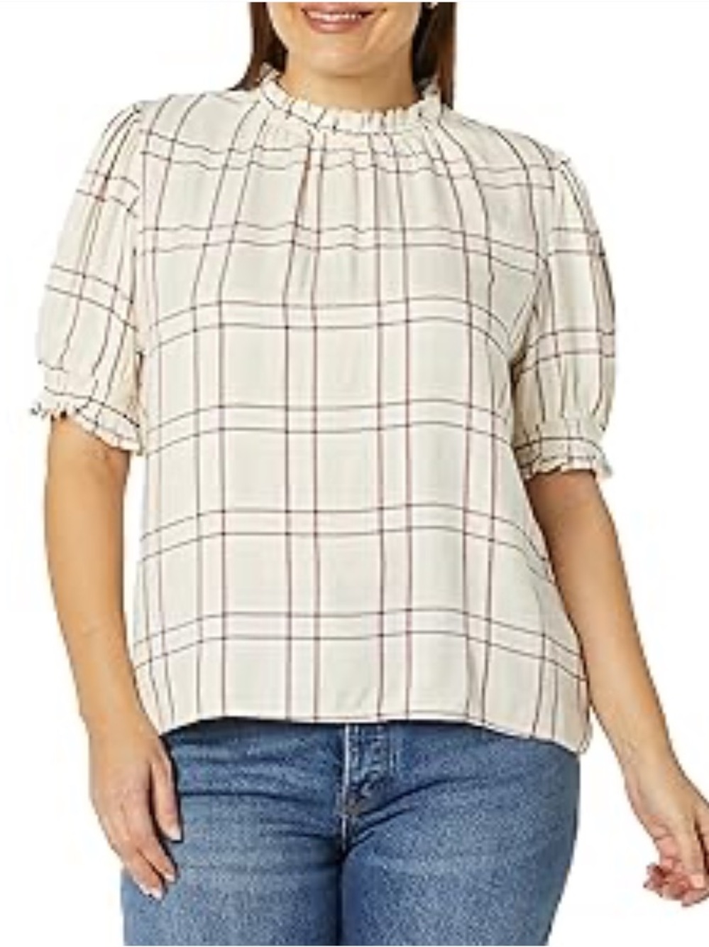 Amazon Essentials Plaid Top